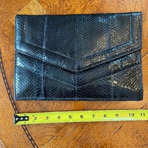 Genuine Snakeskin Clutch